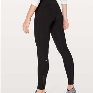 Fleece-lined Lululemon leggings size 4